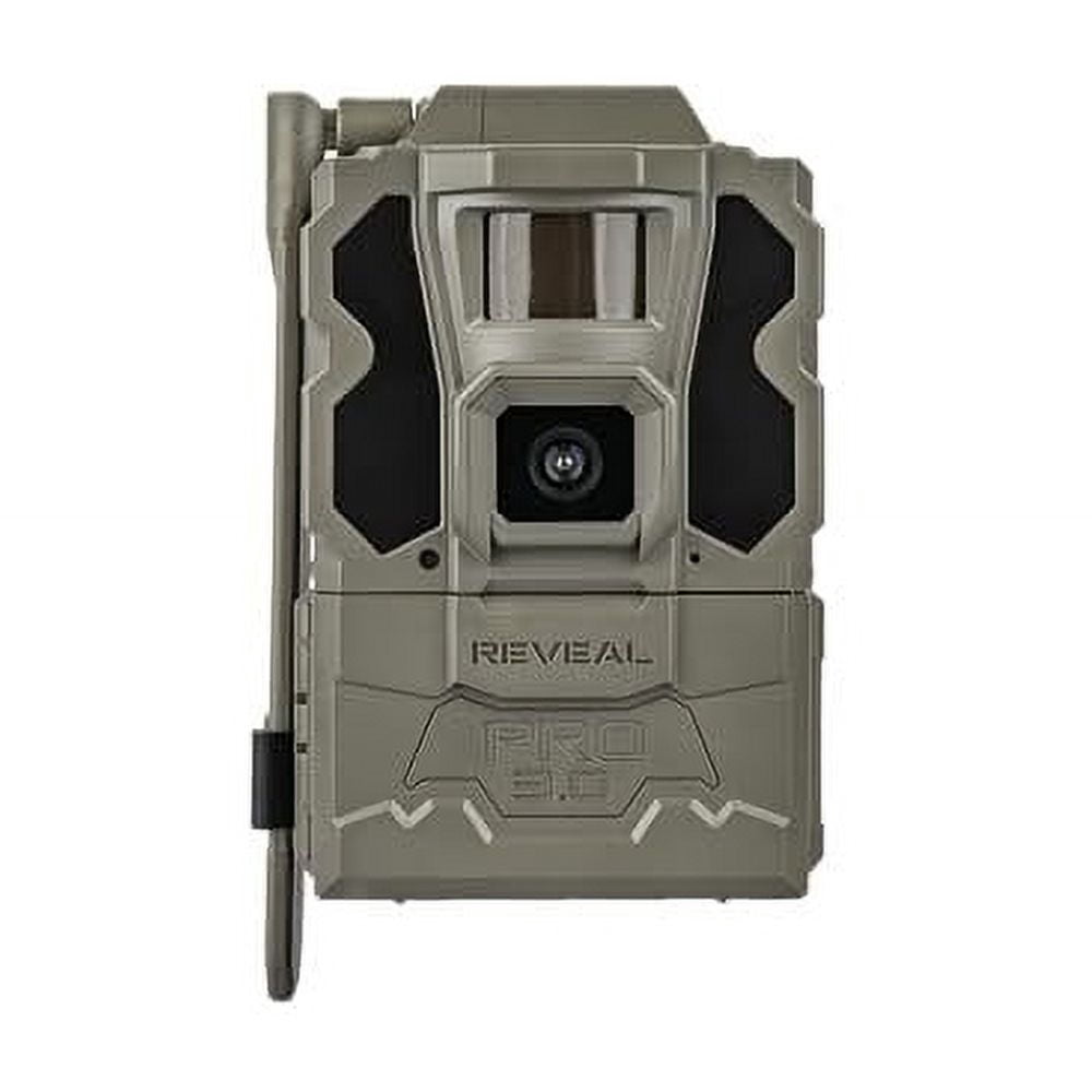 TACTACAM Reveal Pro 3.0 LTE Cellular Trail Camera AT&T & Verizon, 4K Photo Quality, No Glow, for Hunting, Surveillance Includes Solar Panel, Rechargeable Battery, 32GB SD, & Tripod Mount 2PK