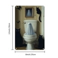 thumbnail image 2 of 1pc Vintage Cat and Iron Wall Art, 8x12 Inch - Whimsical Halloween-Themed Decor with Antique Butterfly Accents for Home or Library, 2 of 8