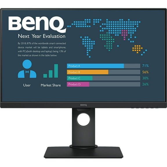BenQ BL2780T 27" Full HD 16:9 IPS Business Monitor with Eye-Care Technology, Built-In Speakers, Ergonomic Design, Black