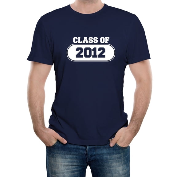 Reality Glitch Class of 2012 T-Shirt Retro High School & College Graduation Year Tee for Men