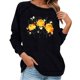thumbnail image 1 of Gibobby Sudadera oversize mujer Linda sudadera de manga larga para adolescentes y mujer(Negro,M), 1 of 4