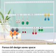 thumbnail image 3 of Earring Hanging Display Rack  Earring Organiser  2/3-Tier Ear StandJewelry Organizer Ear Stud Earring Stand  Earring Holder For Hanging Earrings, 3 of 9