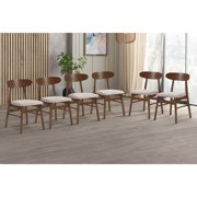 New Classic Furniture Morocco Wood Dining Chair in Natural (Set of 6)