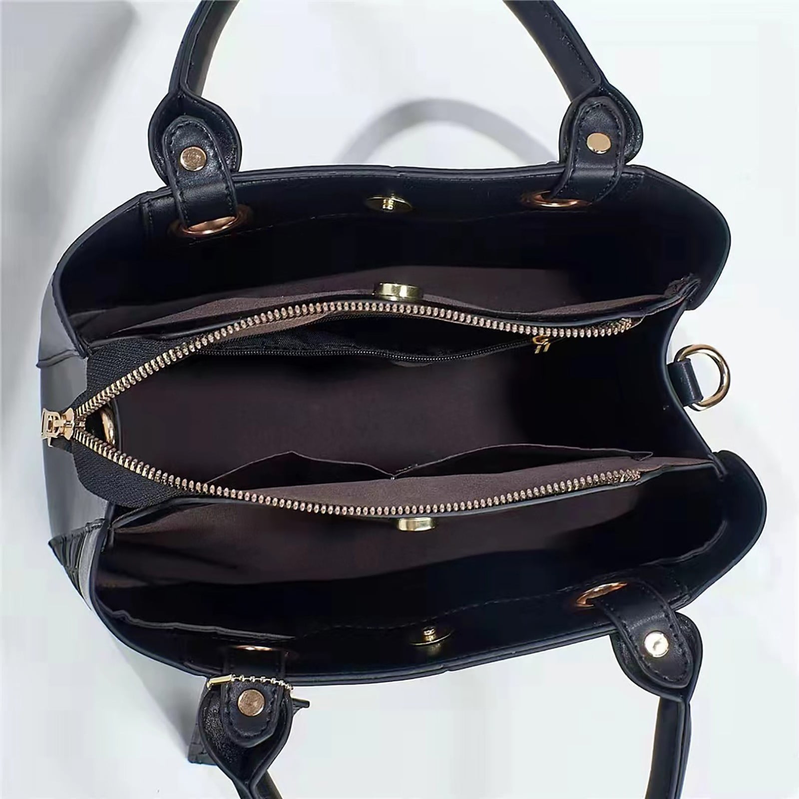Medium Tote Bag for Women Purse Satchel Handbags PU Leather Top-handle with Adjustable Strap
