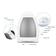EyeVac Home Touchless Vacuum Automatic Dustpan - Fast & Powerful - Corded Canister Vacuum, Bagless