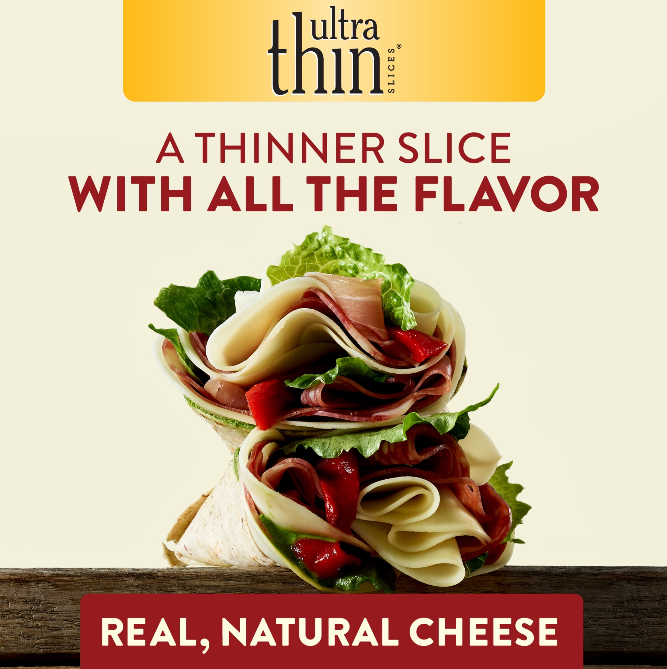 Sargento® Swiss Natural Cheese Ultra Thin® Slices, 18 slices