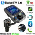 thumbnail image 3 of Kit Transmisor Fm Receptor Bluetooth 5.0 Para Coche/Reproductor Usb Dual Mp3/Carro M8F1, 3 of 4