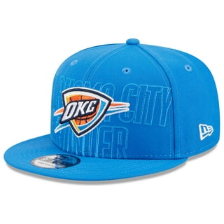 Okc Thunder Logo T-Shirt from Homage. | Royal Blue | Vintage Apparel from Homage.