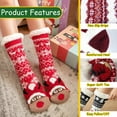 thumbnail image 3 of AGCAN Fuzzy Socks for Women, 3 PACK Warm Thick Indoor Winter Furry Socks for Gifts, 3 of 9