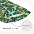 thumbnail image 3 of Fotbe tropical butterflies and plants Pattern Pillow Cases - Envelope Closure - Luxury, Extra Soft, Cooling Pillow Covers - Wrinkle, Fade, Stain Resistant-14"x20", 3 of 6