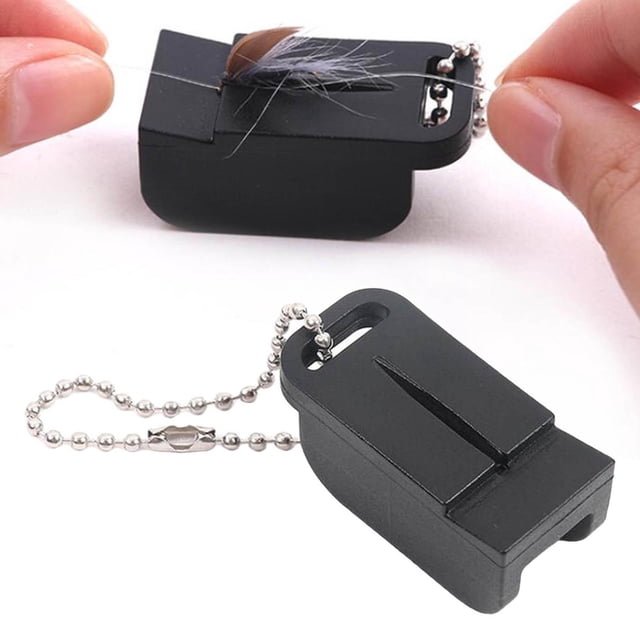 Enhebrador portátil para pesca con mosca, efectivo, ligero, fácil de utilizar, accesorios duraderos para pescadores, adultos, señuelos Macarena Enhebrador de pesca con mosca