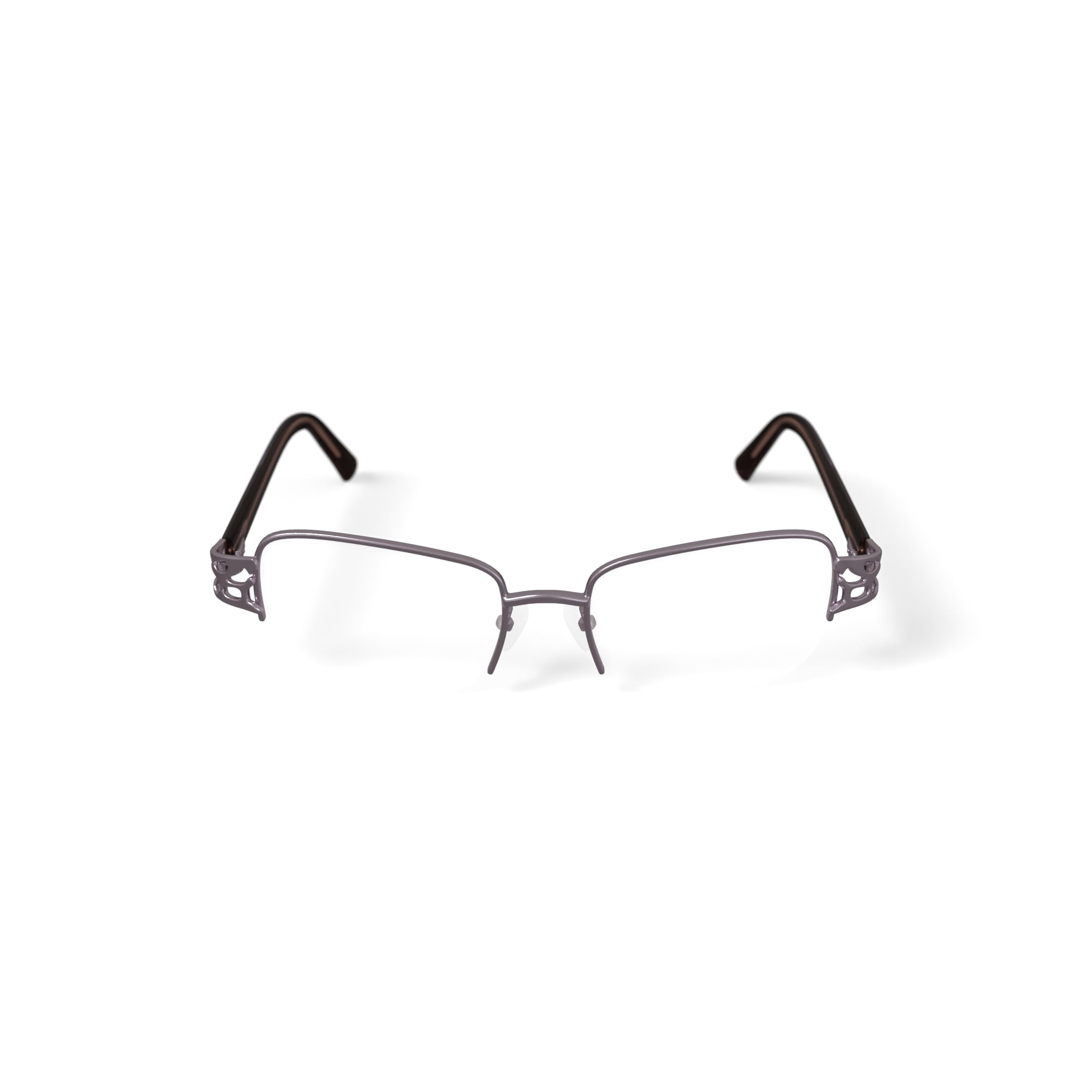 Madison Avenue Women's MAL103 Square Prescription Eyeglasses with Case, Blush