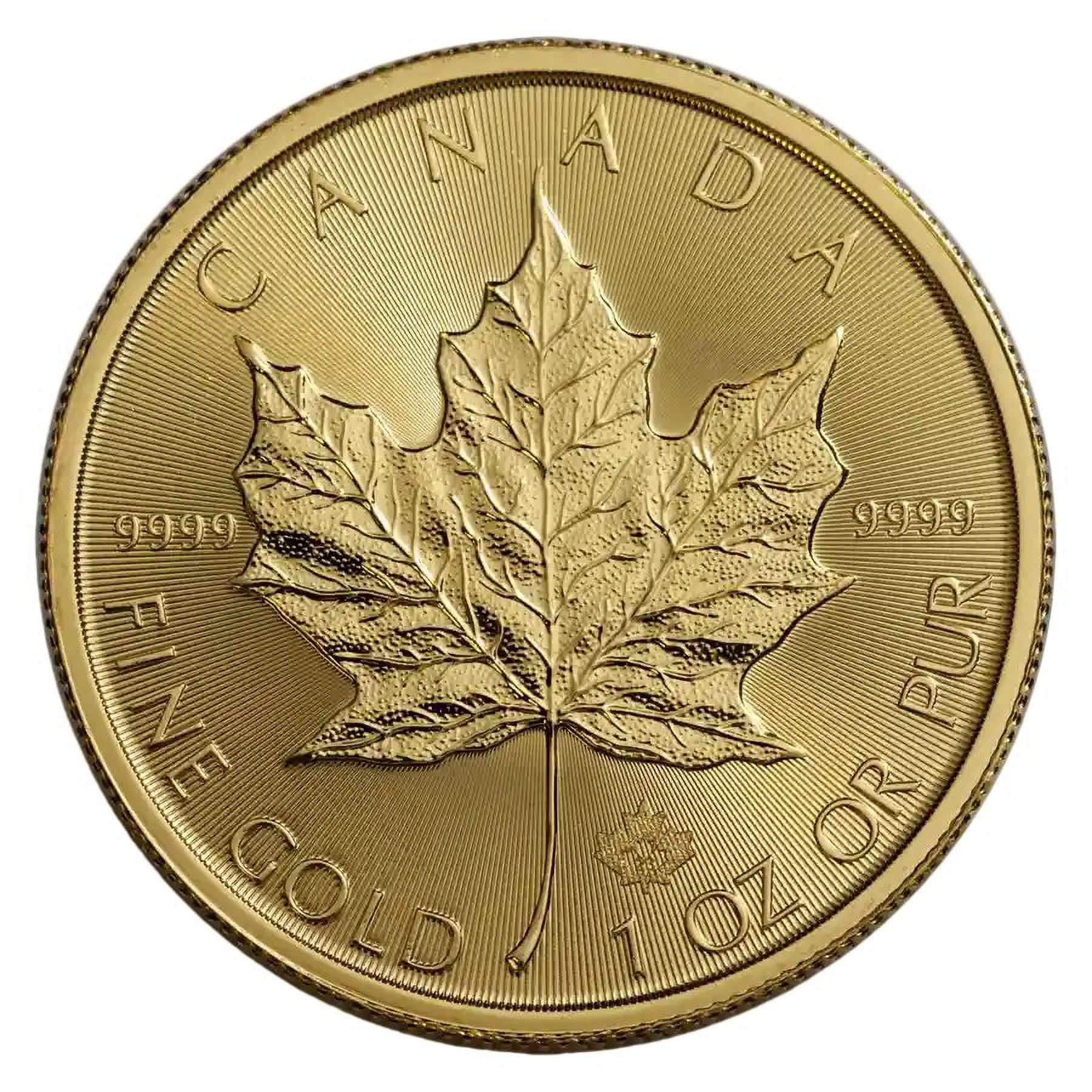 1 oz Gold Maple Leaf Coin BU - Random Year - 2 Coins