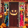 thumbnail image 5 of Halloween Banners Porch Signs Halloween Decor Christmas Nightmare Banner Halloween Decorations Outdoor Party Banner, 5 of 6