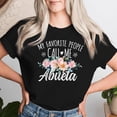 thumbnail image 2 of Best Abuela for Mother’s Day T-Shirt – My Favorite People Call Me Abuela Floral Graphic Tee, Birthday Gift for Abuela, Grandma Gift Shirt for Women, 2 of 3
