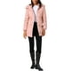 thumbnail image 2 of Abrigo acolchado grueso de invierno para mujer INSPIRE CHIC con capucha de piel sintética removible, chaqueta parka cálida M Rosa, 2 of 6