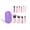 Multicolor, variant on Livhil 10pcs Portable Travel Makeup Brush Set, Function Mini Makeup Brushes with Pouch(Pink)