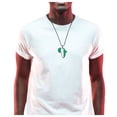 thumbnail image 2 of Dupsie's Nigerian Flag Pendant Necklace African Map Chain, 2 of 3