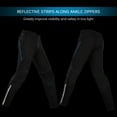 thumbnail image 2 of Lixada Lixada Winter Waterproof Fleece Cycling Pants, Blue, EU Size S, Polyester Polar Fleece for Cold Weather Riding, 2 of 7