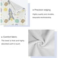 thumbnail image 4 of Coolnut Cartoon Space Bathroom Towel Set Absorbent Soft 3-Piece Bath Towel Hand Towel Washcloth Decorative Towels for Bathroom Gym Hotel Beach Swimming Pool Washcloth Gift, 4 of 7