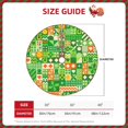 thumbnail image 2 of Defioc St Patrick's Day6 for Christmas Tree Skirt Snowman Xmas Tree Skirt Farmhouse Christmas Decorations Tree Mat for Holiday Party Decor-36", 2 of 6