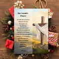 thumbnail image 4 of The Lords Prayer Canvas Wall Art Our Father Prayer Print with Cross Christian Scripture Decor for Home Office Church Gift, 4 of 4