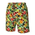 thumbnail image 4 of Pofeuu Berries And Citrus Prin Men's Swim Trunks Quick Dry Bathing Suit Swimming Board Shorts Mesh Lining Beach Swimwear-X-Large, 4 of 6