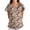 Gray, variant on 2026 Women's Scrubs Top Floral Print V-Neck Scrub Nursing Tunic Medical Uniform Short Sleeve Tee Tops Workwear with Pockets S-5XL