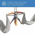 thumbnail image 4 of Aum Active Aerial Silks Starter Kit - Durable 9 Yards of Aerial Yoga Hammock with Hardware & Guide - Aerial Swing for Acrobatic Flying Yoga & All Levels (Aerial Rigging Point Up to 13ft), 4 of 4