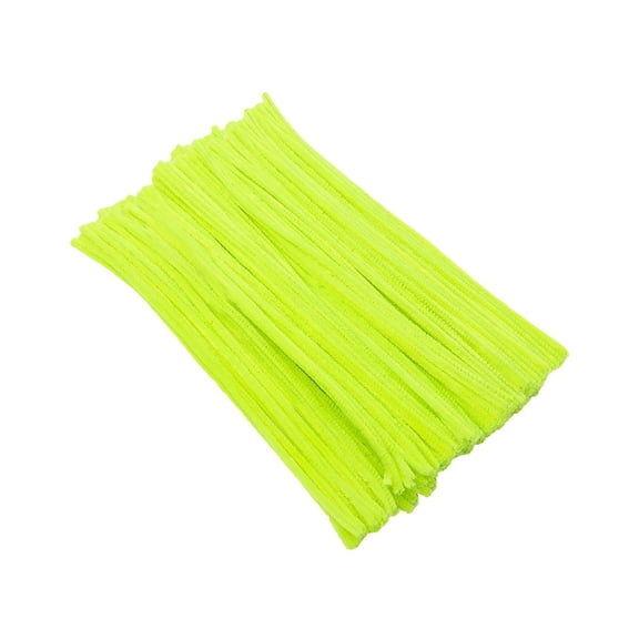 100 Pack Chenille Stems for DIY Crafts - 12" Thick Fuzzy Sticks for Floral Making, Creative Art Projects & Home Decor, Craft Supplies for Adults &