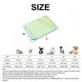 thumbnail image 3 of Pet Cooling Mat, Pet Cooling Mat for Cats, Cooling Mat for Dogs, Dog Cooling Pad, Striped Breathable Summer Sleeping Pad, Non-Slip Base, Water Resistant Surface for Indoor and, 3 of 9