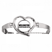 Wellington The New Zealand Capital Bracelet Heart Jewelry Wire Bangle