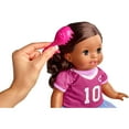 thumbnail image 4 of Little Mommy Sweet As Me Sporty Dress Doll with Hairbrush, Brunette, 4 of 6