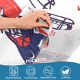 thumbnail image 5 of Yayeee Kitchen Curtains Tier Set of 2 Light Filtering 57"x24" Over Sink Window Panels, Star Spangled Helmets, 5 of 7