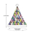thumbnail image 3 of Haiem Llamas Colorful Pattern Santa Hat Confortable Velvet Christmas Hat for Christmas Party Favors Fit for Adults Men Women, 3 of 6