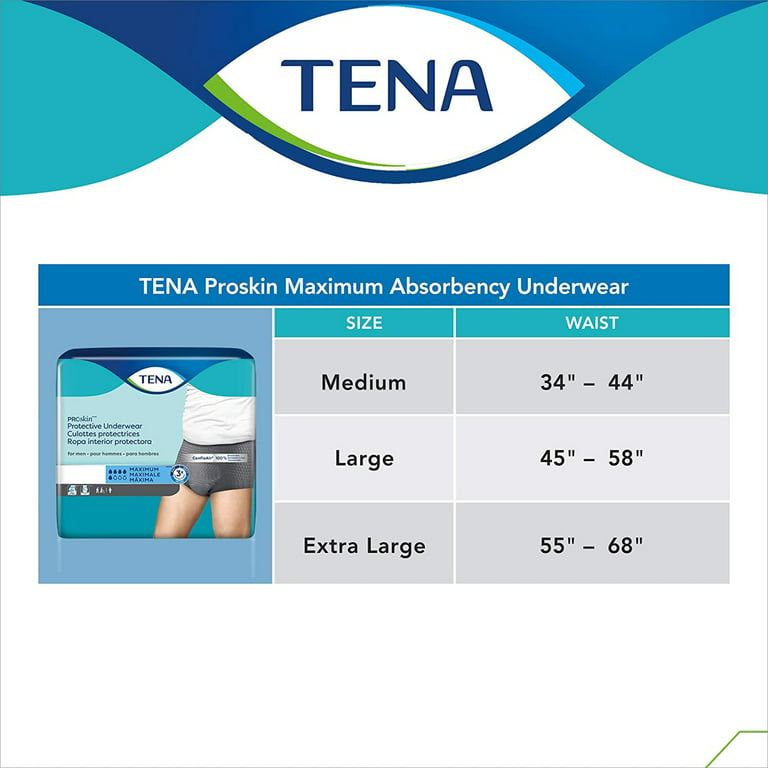 TENA ProSkin Protective Disposable Underwear Male Pull On with
