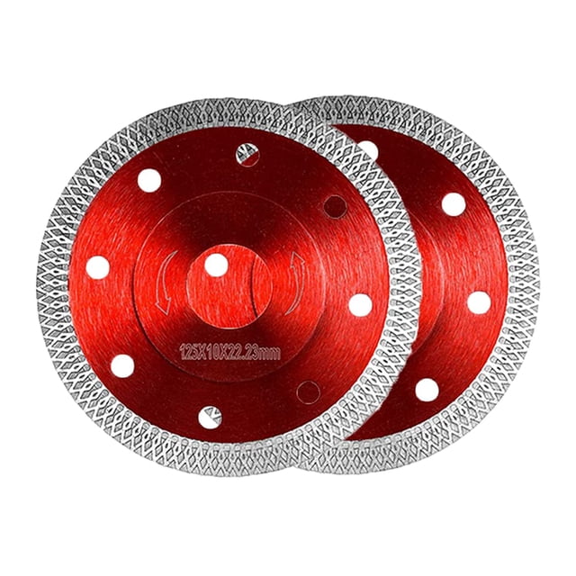 Disco de corte diamantado para gres porcelánico 125 mm x 22,23 mm 125 mm para azulejos, granito, etc. (para amoladora angular Ø 125 x 22,23) JM placa de corte