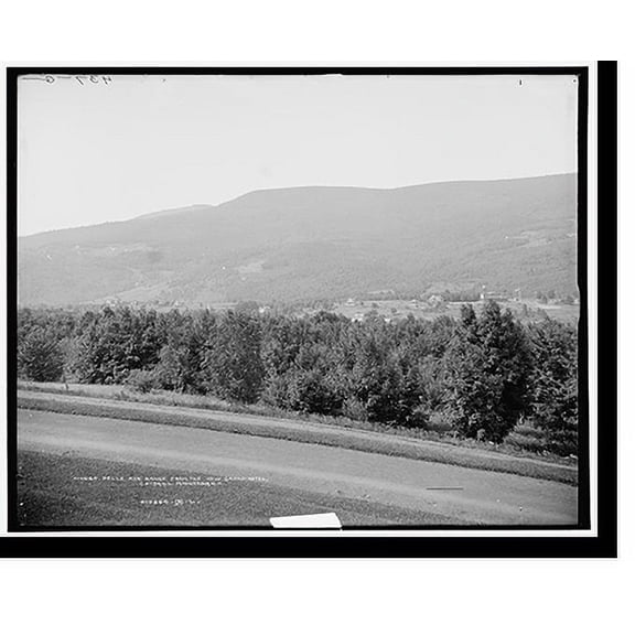 Historic Print, Belle Ayr Range from the New Grand Hotel, Catskill Mountains, N.Y. - 3, 16" x 20"