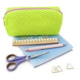 thumbnail image 4 of Pen+Gear Athleisure Mesh Pencil Pouch in Neon Yellow, 4 of 6