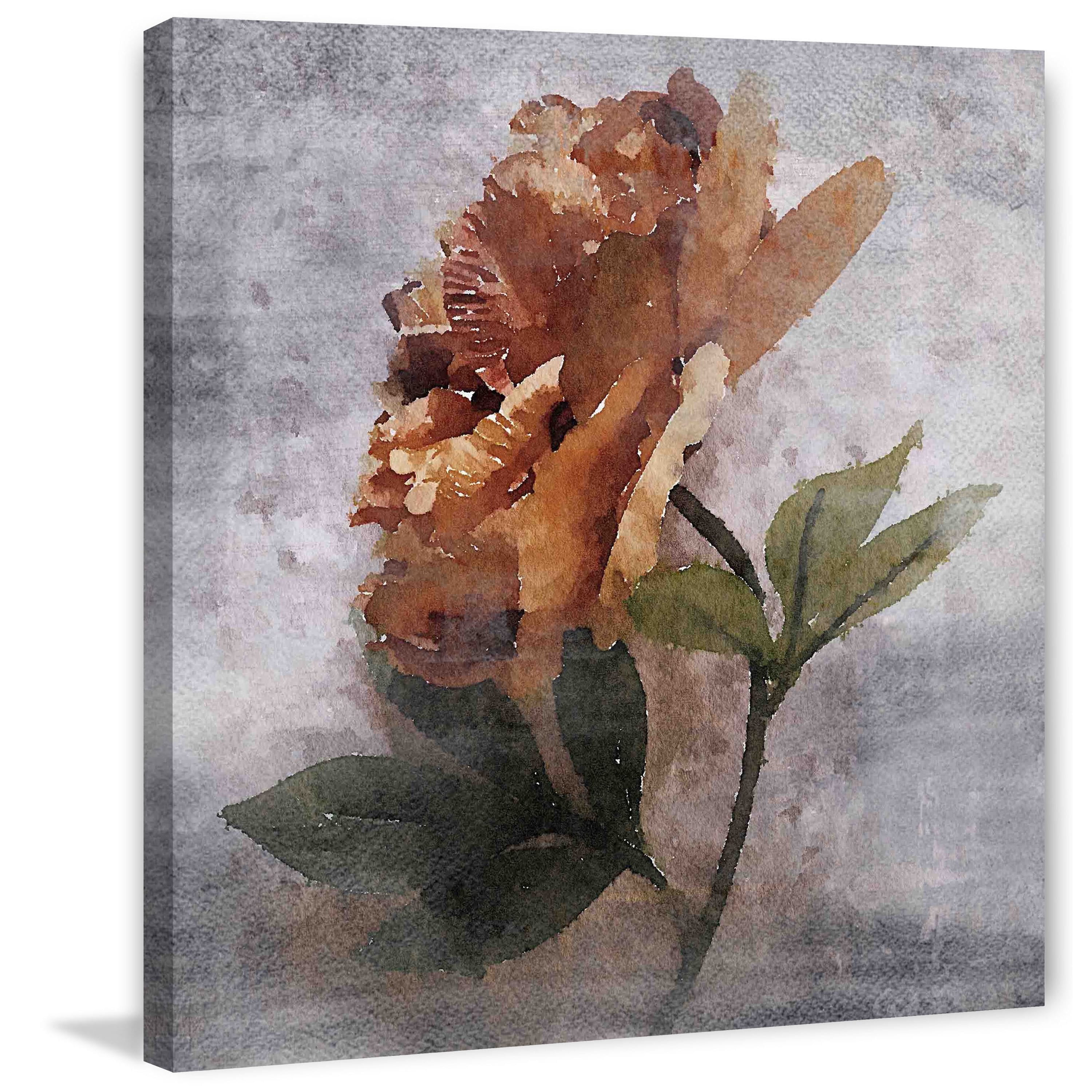 Marmont Hill 'Stop And Smell' by Irena Orlov Painting Print on Wrapped Canvas