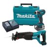 Makita 18V Lithium-Ion Impact Driver Kit + Cordless 1.125 inch Recipro Saw