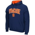 thumbnail image 2 of Men's Colosseum Navy Syracuse Orange Arch & Logo 3.0 Pullover Hoodie, 2 of 3