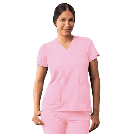 

Adar Addition Scrubs For Women - Modern V-Neck Scrub Top