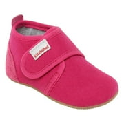 Littlie Girl's Pink Bootie Shoe Velcro Slippers