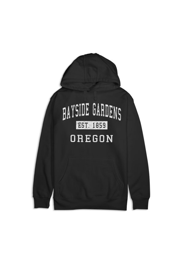 Bayside Gardens Oregon Classic Established Premium Cotton Hoodie