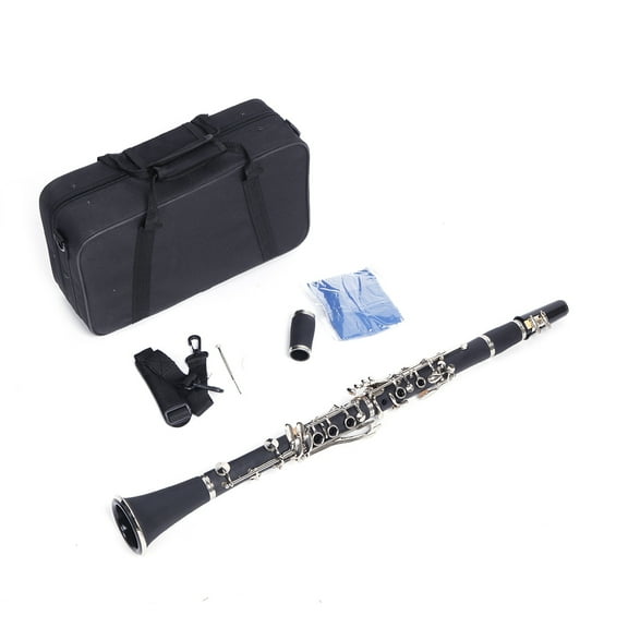 Winado Nickel-plated Bakelite Bb Clarinet for Beginner, Student