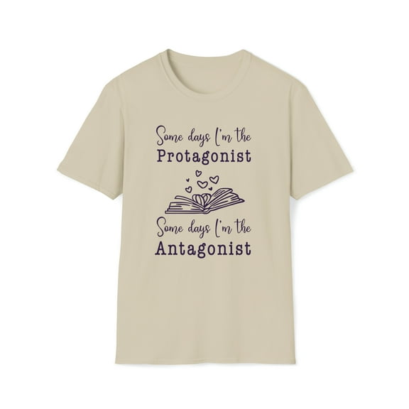 Protagonist & Antagonist, Gildan Unisex Softstyle Shirt, Graphic Tee, S-3XL