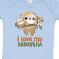 thumbnail image 4 of Inktastic Sloth I Love My Babushka Boys or Girls Baby Bodysuit, 4 of 5