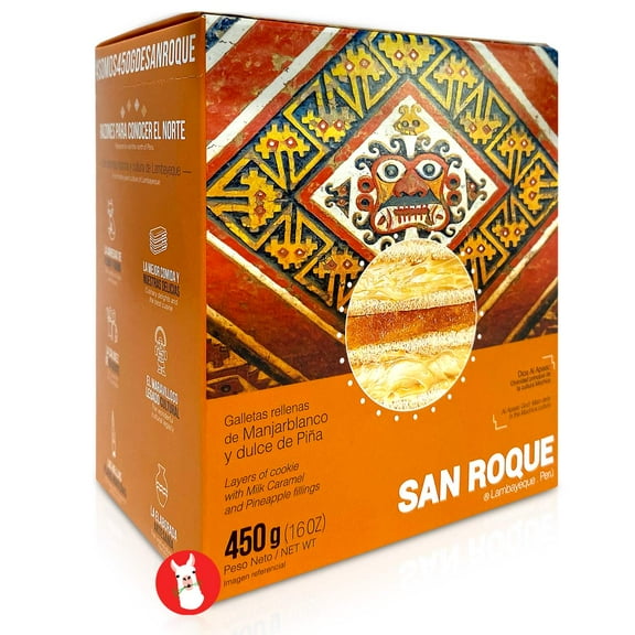 San Roque Turron Peruano King Kong Relleno de Manjar Blanco y Pina 16oz