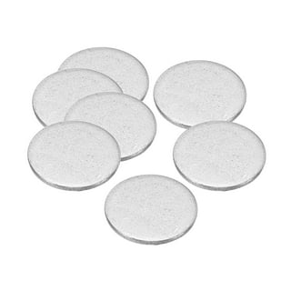 Uxcell 50mm Steel Disc, 10pcs Round Metal Stamping Blanks Tags Circle Metal  Strike Plate DIY for Magnetic, 2 in 